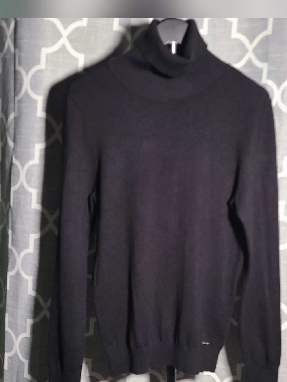 Calvin Klein Classic Black Turtleneck Sweater - Women